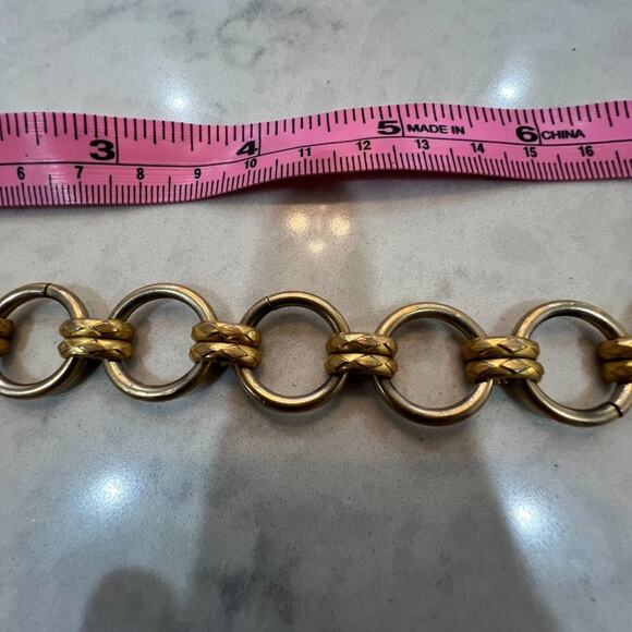 Gold link bracelet - Picture 5 of 9